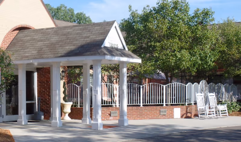 Photo of The Haworth Center, located on the Campus of Baptist Manor