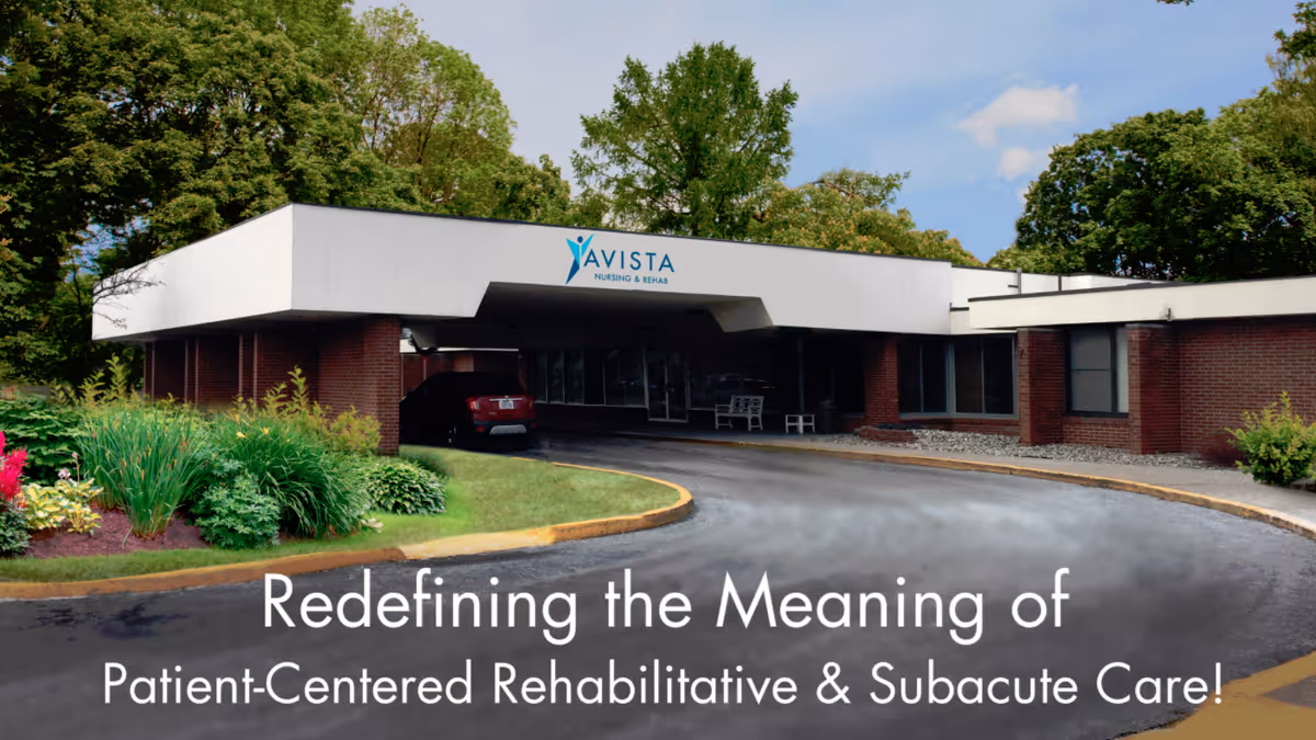 Photo of Avista Nursing and Rehab